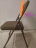 华恺之星椅子折叠椅电脑椅子办公家用会议培训座椅子靠背椅子ZY25驼色 实拍图