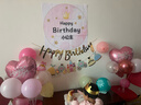 新新精艺 生日场景布置生日快乐气球装饰儿童男孩女孩周岁生日布置 实拍图