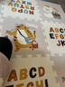 babycare双面XPE拼接爬行垫婴儿宝宝防摔儿童抗菌地垫萌宠露营团6*2片 实拍图