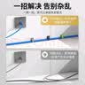 万级理线器魔术贴理线带桌面收纳电脑数据线束线扎带网线电线缆免打孔走线固定器自粘式 三色装1-91511 实拍图