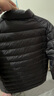 京东京造【air+零压羽绒】轻薄羽绒服男外套冬立领90鸭绒 曜石黑XL 实拍图