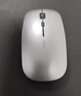 英菲克（INPHIC）M1无线鼠标可充电办公蓝牙三模电量显示静音便携适用于惠普华硕苹果IPAD笔记本电脑无限轻音 【无线-2.4G充电版-轻音按键】太空银 实拍图