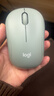 罗技（Logitech）M221 轻音鼠标 无线鼠标 办公鼠标 对称鼠标 带无线微型接收器 薄荷绿 实拍图