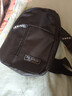 【运动腰包】跑步包男休闲斜挎包手机包防泼水健身包 黑色 实拍图