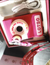 迪士尼（Disney）儿童照相机学生拍立得拍照旅游专用照片涂鸦彩色录像男女孩生日新年元旦礼盒礼物玩具 PC02草莓熊 实拍图