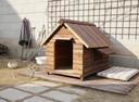 爪墅户外狗屋防腐挡风狗笼子户外木制狗窝室外防雨保暖大型犬狗房子 【无门窗款】木板升级加厚1.3cm S【适用小猫咪】-45*42*45 实拍图