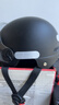 青霄 安全头盔 标准款 新国标 3C认证 抗冲击包裹式防护 电男动女四季车骑通用 黑色透明镜片 实拍图