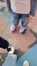斯威（SWAY）轮滑鞋儿童溜冰鞋男女童初学套装中小学滑轮滑冰旱冰鞋成人直排轮 莫紫八轮全闪+一体支架+大礼包 M (适合6-12岁)平时鞋码31-36 实拍图
