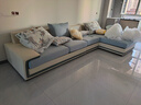 全友家居现代简约家用大户型贵妃转角沙发客厅实木架布艺沙发政府补贴 实拍图