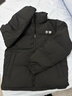 李宁火锅羽绒服男女同款保暖宽松立领鸭绒短款防风面包服外套上衣 黑色 2XL 实拍图