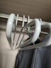 茶花大衣架 防滑晾衣架子衣服架衣挂衣服撑子浅灰 5只 实拍图
