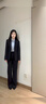 韩曼柯（HANMANKE）西装套装女黑色西服两件套修身小西装外套日常通勤面试职业正装 实拍图