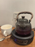 全度玻璃提梁壶家用小型电陶炉煮茶器烧水壶大容量保温玻璃茶壶 【升级挡位黑款】牡秋款 实拍图