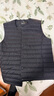 京东京造【零压排骨羽绒】轻薄羽绒服男外套冬季防钻绒马甲背心 黑2XL 实拍图