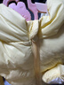 巴拉巴拉童装婴儿连体羽绒服轻薄羽绒服宝宝衣服2025冬装抱衣爬服男童女童 黄色雪人-白鸭绒 90 cm-充绒量47g 实拍图