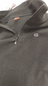 探拓（TECTOP）抓绒衣 户外加厚保暖男抓绒衣纯色立领半开衫柔软舒适抓绒衣 MZRY033 男款黑色 2XL 实拍图