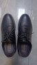 回力官方皮鞋男2025冬季加绒正装鞋商务男鞋工作鞋子男 黑色 43 实拍图