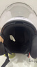 凤凰（Phoenix）新国标A类3C认证电动车摩托车头盔双镜片防雾防风保暖亮白 男女四季通用电瓶车3/4半盔冬季安全帽 实拍图