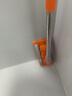 太太乐平板拖把不锈钢旋转伸缩杆木地板吸水清洁布拖布墩布尘推地板拖把 橘色平拖【共1块布+1个刀刮】 实拍图