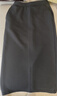 优衣库女装快干休闲窄身长裙/半身裙裙子485599 09 黑色 S 实拍图