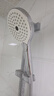 松下（Panasonic）一键除垢手持花洒 多孔出水家用浴室洗澡淋浴单喷头C6银白色 实拍图