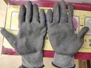 星工（XINGGONG） 浸胶劳保线手套 防滑耐磨半挂橡胶皮工地防护手套 12付XGS-J6 实拍图
