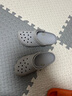 卡骆驰（CROCS）洞洞鞋贝雅男鞋女鞋轻便耐磨一脚蹬拖鞋休闲鞋|10126 卵石色-2V3 41 /42(260mm) 实拍图