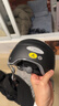 野马（YEMA）3C认证电动车头盔男女摩托车半盔夏季防晒双镜片0感天窗四季通用电瓶车安全帽370S 皮亚黑配透长镜 实拍图