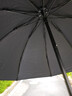 天堂 防紫外线晴雨伞三折 太阳伞黑胶折叠三折晴雨伞 曜石黑 实拍图