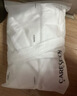 康尔馨五星级酒店浴袍 男女全棉毛巾料家居服浴衣 加厚柔软吸水 白色 实拍图