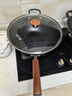 炊大皇铁锅家用无涂层不锈炒锅燃气灶专用炒锅炒菜锅平底锅极铁锅34cm 实拍图
