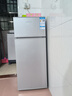 荣事达（Royalstar）小冰箱小型家用出租房双门一级能效宿舍冷藏冷冻两用节能电冰箱 86A158【一级能效】【三天不到1度电】银 实拍图