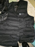 雅鹿羽绒马甲男秋冬爸爸V领内穿马夹坎肩男士中老年老人90鸭绒背心 0670黑色 2XL （推荐145-160斤） 实拍图