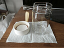 富光清然玻璃杯 高硼硅玻璃水杯子 女生便携牛奶咖啡刻度茶杯330ml 实拍图