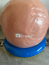 Keep 65cm瑜伽球专业防爆防滑加厚强弹抗压孕妇可用弹力瑞士球 暮光橙 实拍图