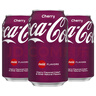 可口可乐（Coca-Cola）樱桃味碳酸饮料330mL*3罐德国进口0脂肪清爽夏日网红汽水饮品 实拍图