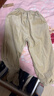 优衣库婴幼儿宝宝灯芯绒长裤/宽松休闲裤裤子25秋冬新款478838 31 米色 110 实拍图