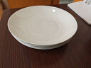 洁雅杰陶瓷盘家用白瓷盘子8英寸中式釉下彩餐盘菜盘汤盘 4只装 新骨瓷 实拍图