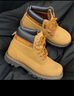CAT卡特经典大黄靴马丁靴男鞋牛皮面固特异户外工装靴P725756P1EDC25 经典款 40 实拍图