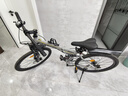 凤凰（Phoenix） 凤凰自行车可折叠山地车路虎男士成年人变速女式越野公路单车 条轮消灰/折叠双避震/全竞速轴承 26寸24速【参考：158-188cm】 实拍图