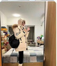 骆驼（CAMEL）户外极寒派克工装毛领情侣款羽绒服保暖加厚中长款外套 实拍图