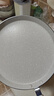 法焙客（FOR BAKE）千层锅麦饭石色不粘平底煎锅平底锅电磁炉燃气用22cm 实拍图