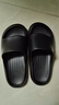 朴西香蕉船情侣凉拖鞋女浴室不易滑室内居家四季拖鞋男 黑色 37-38 实拍图