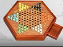 御圣 跳棋玻璃珠跳跳棋大号儿童益智早教启蒙游戏棋成人学生儿童礼物 六角形跳棋盘+【玻璃珠套装】 实拍图
