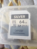 雷克沙（Lexar）64GB SD存储卡 U3 V30 佳能索尼富士尼康相机高速SD卡 读205MB/s 写140MB/s 4K超清录制 SD银卡 实拍图