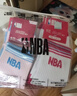 NBA袜子女士中筒休闲运动袜四季弹性袜口吸汗透气亲肤精梳棉袜5双 实拍图