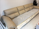 全友家居 现代简约头层牛皮直排式大象耳朵大户型真皮艺一字沙发客厅 实拍图