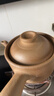 老式中药砂锅熬中药专用锅煎药壶药罐家用专门煮药的瓦罐药煲煎锅 【原陶无釉】 1.8L 实拍图