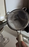 炊大皇 双耳漏勺细网304不锈钢滤网勺豆浆过滤网筛婴儿辅食 白中号35目 实拍图