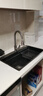 奈田（NTNO）厨房水槽大单槽洗菜盆一体盆304不锈钢加厚5.0压纹耐磨集渣洗碗槽 枪黑集渣大单槽+三挡抽拉龙头 80*46cm【台控下水-加厚5.0】 实拍图